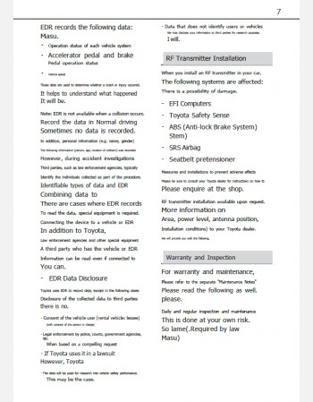 toyota corolla sport 2020-2021 owners manual